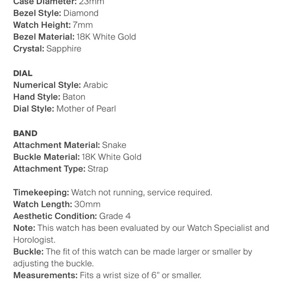 DeLaneau Princess Watch - Picture 6 of 6